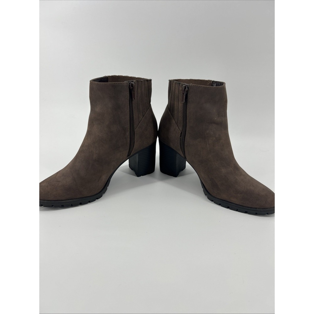 Kelly & Katie Yona Chelsea Boots Shoes Women's 7.5M Java Brown 3 Inch Heels - Picture 10 of 11